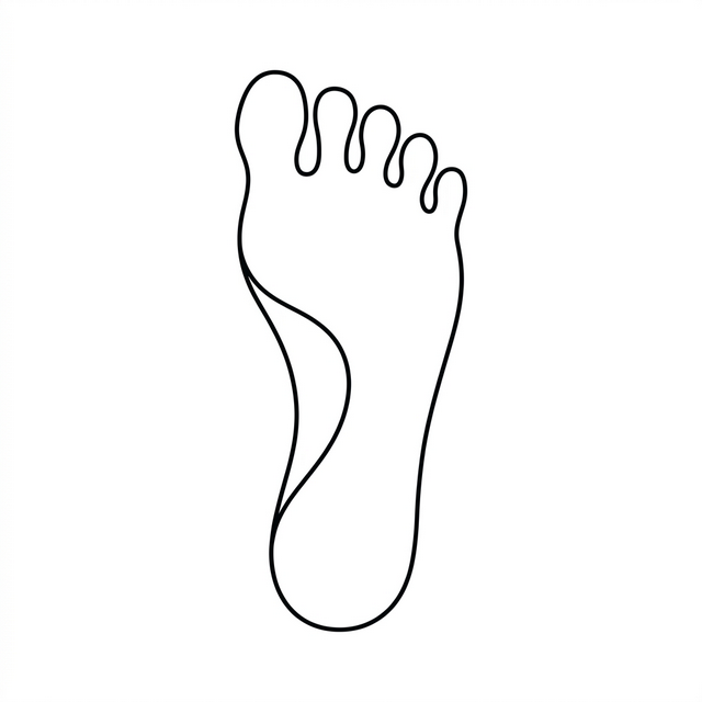 Женская стопа